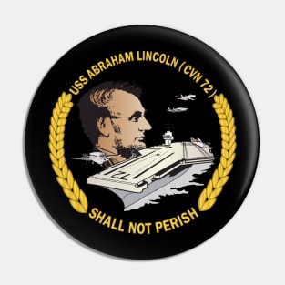 USS Abraham Lincoln (CVN-72) wo backgrd Pin