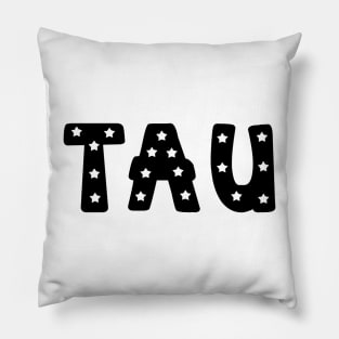 Tau Star Letters Pillow