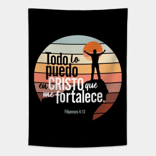 Todo lo puedo en Cristo que me fortalece. Filipense 4:13 Tapestry