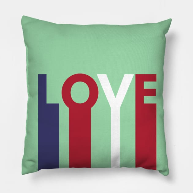 Love is Love Long Minimalist Pillow by mycko_design