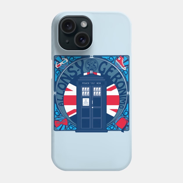 Who Nouveau Phone Case by MareveDesign