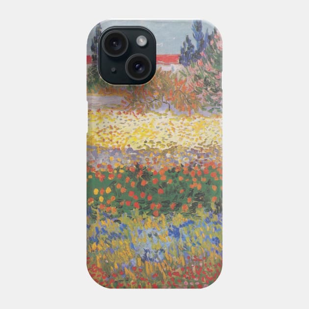 Vincent Van Gogh- Flowering Garden Phone Case by SybaDesign