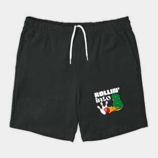Rolling into 8 Eighth Birthday Bowling Gift Shorts