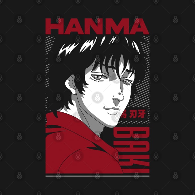 Baki Hanma Anime Fanart by Planet of Tees