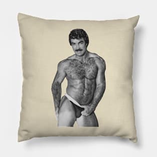 Retro Tom Selleck Pillow