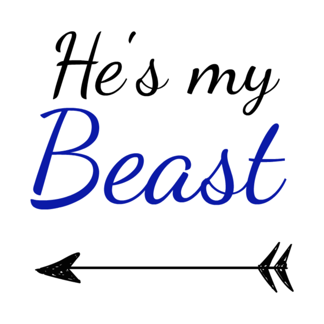Disover He's My Beast - Beauty And The Beast - T-Shirt
