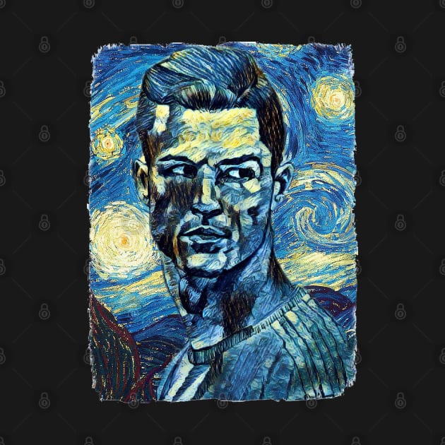 Cristiano Ronaldo Van Gogh Style by todos