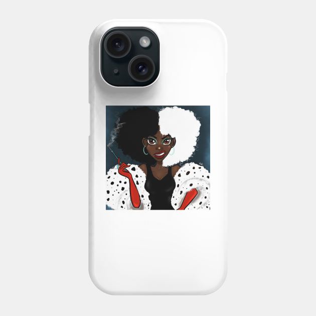 Cruella Phone Case by bananapeppersart