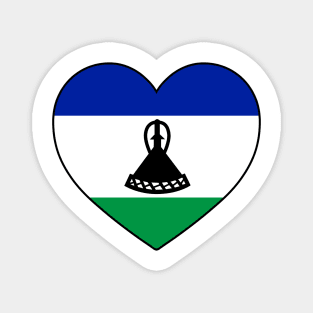 Heart - Lesotho Magnet