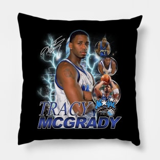 RETRO VINTAGE TRACY MCGRADY BASKETBALL BOOTLEG Pillow