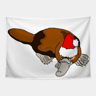 Christmas Platypus Tapestry