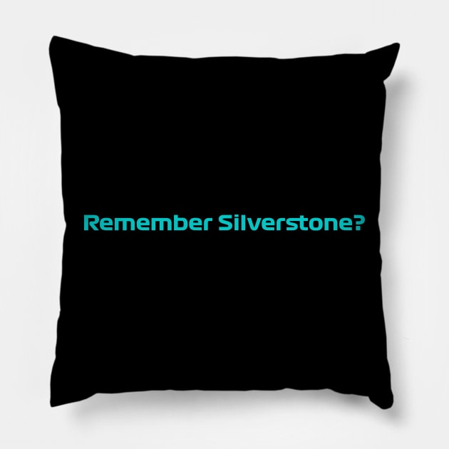 Remember Silverstone Pillow by throwback