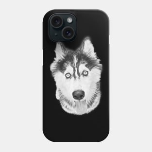 Cute Dog Sketch Art Design Phone Case