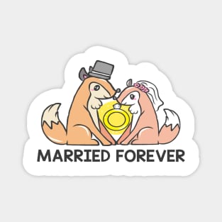 Wedding marriage marriage marriage married Magnet