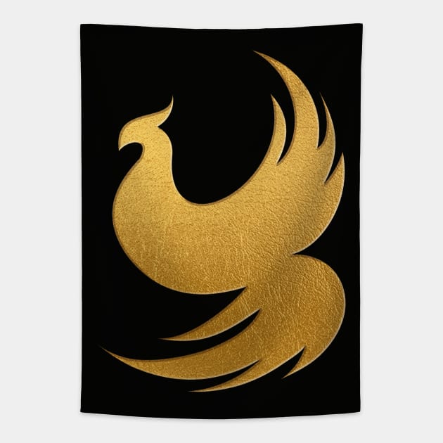 The Golden Phoenix Tapestry by SCL1CocoDesigns