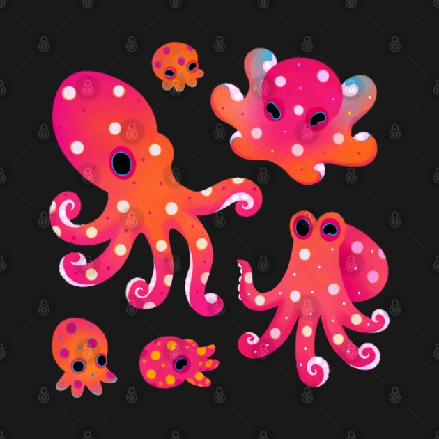 Polka dot octopus by pikaole