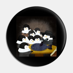 Anatomy Lesson by Dr Penguin Art Series Pin