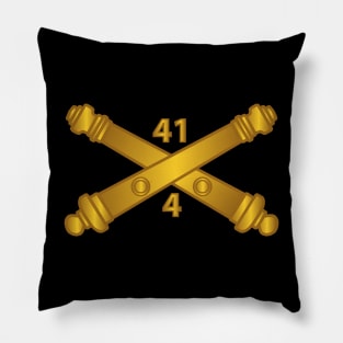 4th Bn 41st Artillery  w Branch X 300 Pillow