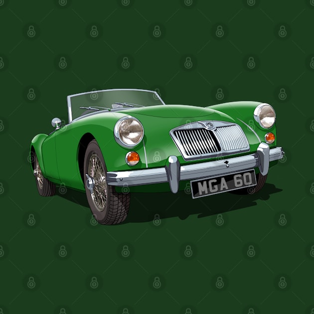 MGA in green by candcretro