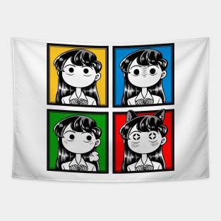 Komi-san Faces Tapestry