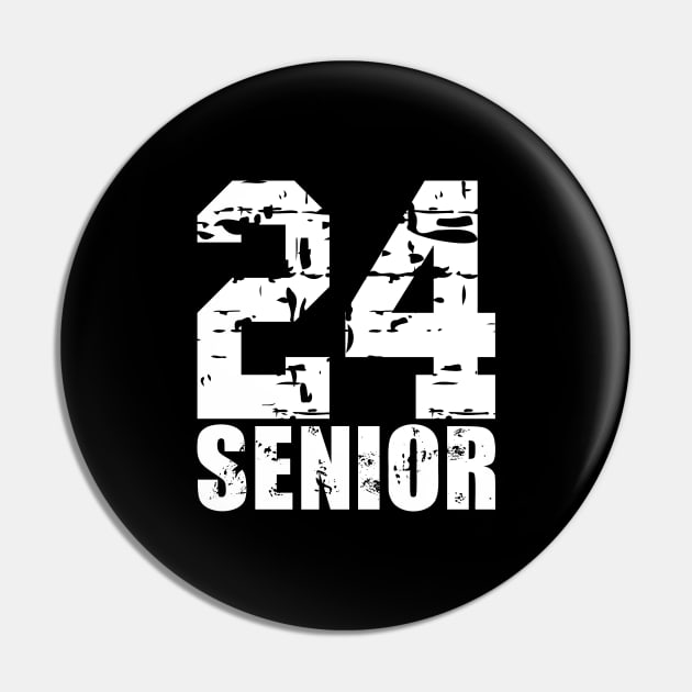 2024 Senior Pin by colorsplash