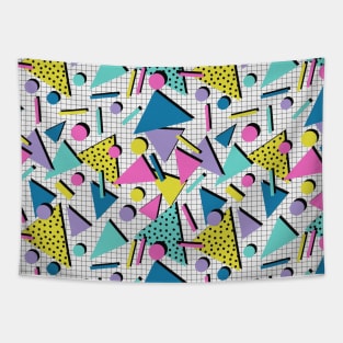 Memphis 80s Style Design Pattern Tapestry