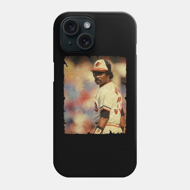 Eddie Murray in Baltimore Orioles Phone Case by PESTA PORA