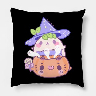 pumpkin ghostie Pillow