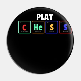 Play Chess Periodic Table Pin