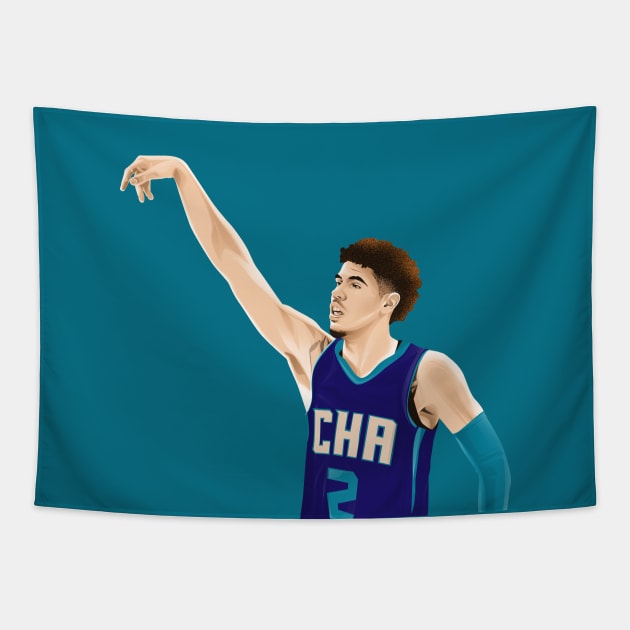 Lamelo Ball Tapestry by knnthmrctn