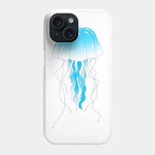 Light Blue Jellofish Phone Case