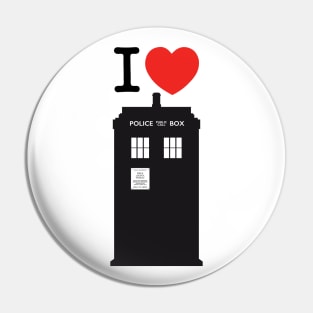 I ♥︎ Doctor Who Pin