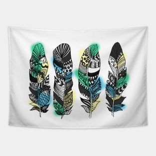 Never too many Feathers Tapestry