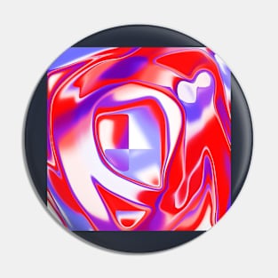 Red, white and purple Pin