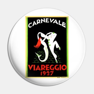 CARNEVALE Viareggio 1927 Italian Carnival Vintage Art Deco Pin