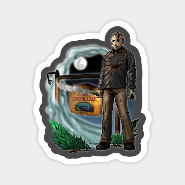 Friday the 13th Magnet by Walter Junior