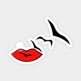 Flying Kiss Magnet