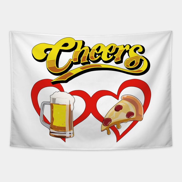 Cheers st valentine´s Tapestry by GilbertoMS