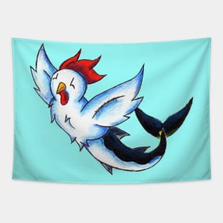 Chickenfish Tapestry