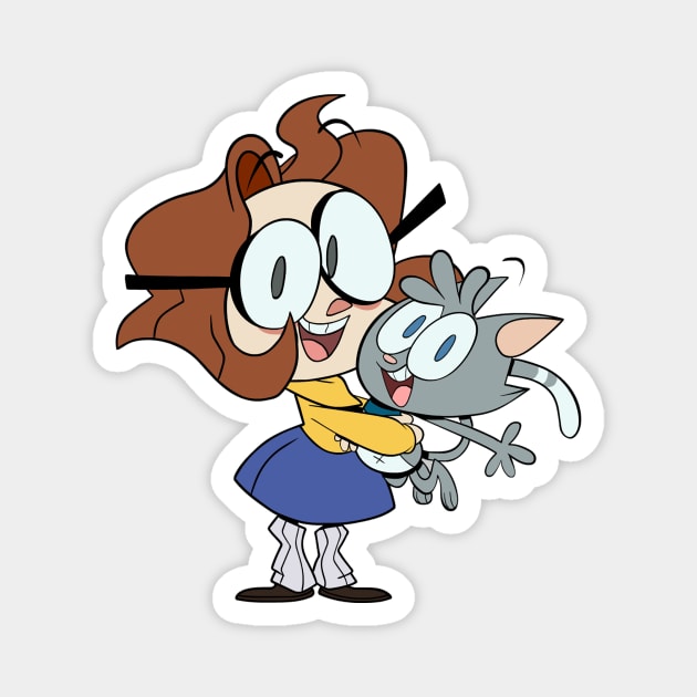 STICKERS - Ollie & Scoops Sticker Magnet by OllieAndScoops