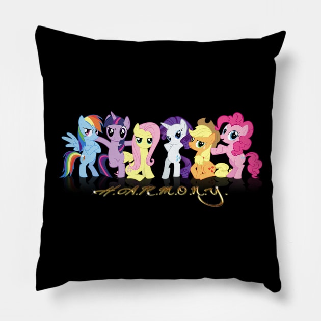 H.A.R.M.O.N.Y. Pillow by Brony Designs