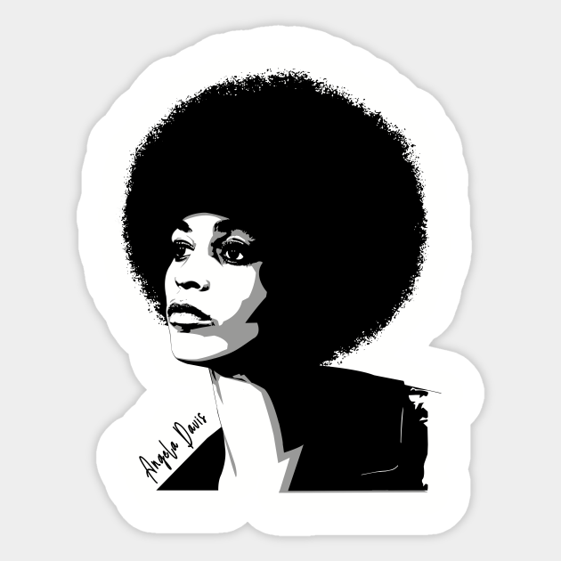 Angela Davis - Angela Davis - Sticker | TeePublic