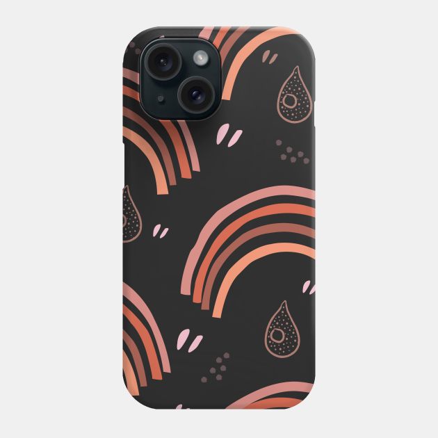 Abstract Rainbow Phone Case by Creative Meadows