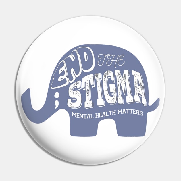 Mental Health Matters Pin by The Dirty Palette