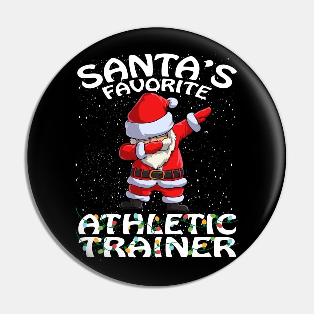 Santas Favorite Athletic Trainer Christmas Pin by intelus