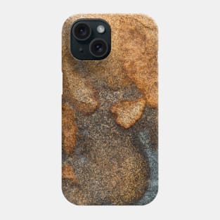 Burnt Orange Rustic Stone Texture Phone Case