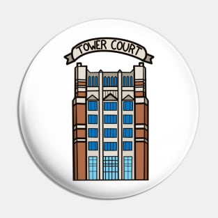 Tower Court Wellesley College Pin