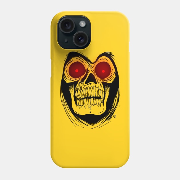 Myah! Skull Face Phone Case by Iggycrypt