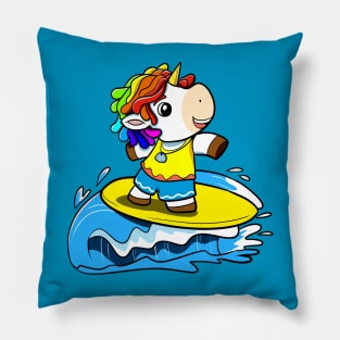 Surfing Corn Pillow