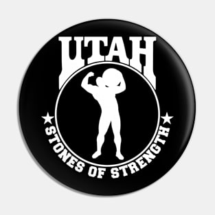 Utah Stones of Strength Berserker T Shirt Pin